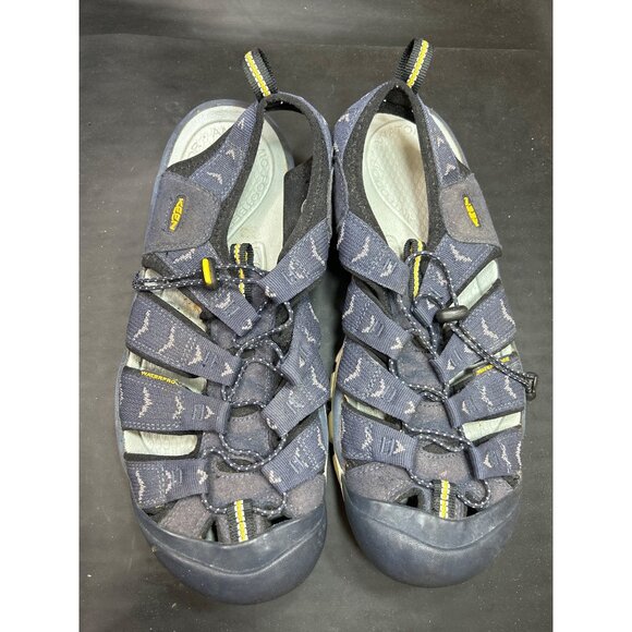 Keen Mens Newport H2 Sandals Size 11 Blue Anatomic Footbed - Picture 3 of 8